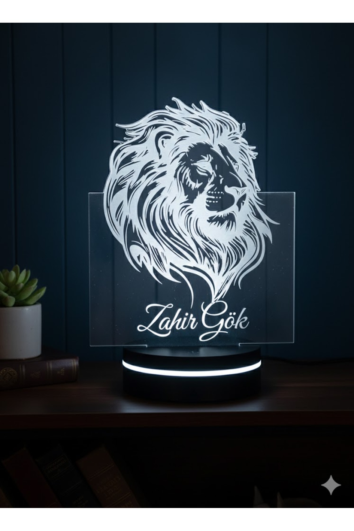 1_org_zoom-480.jpg-480 Sevgiliye/Erkeğe Özel İsim Yazılı Aslan Lamba - Görsel 1