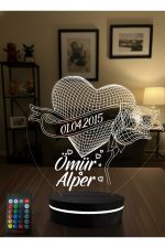 Evlilik Yıl Dönümü Hediyesi 16 Renkli Kumandalı