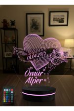 Evlilik Yıl Dönümü Hediyesi 16 Renkli Kumandalı - Görsel 6