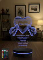 3 Kalpli Aşk Hediyesi Doğum Gününe Özel 16 Renkli Kumandalı - Görsel 4