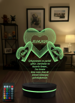 3 Kalpli Aşk Hediyesi Doğum Gününe Özel 16 Renkli Kumandalı - Görsel 5