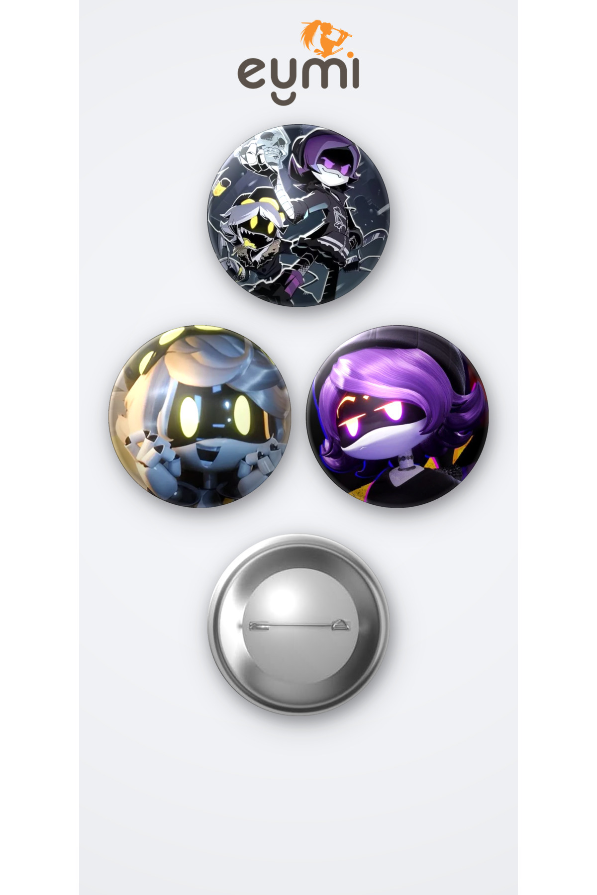 Murder Drones 3'lü Metal Rozet Seti 58mm İğneli Buton Çanta Yaka Rozeti - 58mm Metal İğneli Buton Rozet | Eymi Murder Drones 3'lü Metal Rozet Seti 58mm İğneli Buton Çanta Yaka Rozeti - 58mm Metal İğneli Buton Rozet | Eymi