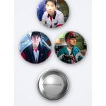 Weak Hero Class K-draması Ahn Suho ( Choi Hyunwook ) 3'lü Metal Rozet Seti 58mm İğneli Buton Çanta Yaka Rozeti