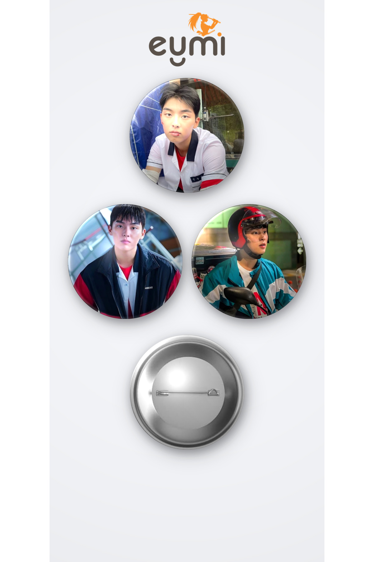 Weak Hero Class K-draması Ahn Suho ( Choi Hyunwook ) 3'lü Metal Rozet Seti 58mm İğneli Buton Çanta Yaka Rozeti - 58mm Metal İğneli Buton Rozet | Eymi Weak Hero Class K-draması Ahn Suho ( Choi Hyunwook ) 3'lü Metal Rozet Seti 58mm İğneli Buton Çanta Yaka Rozeti - 58mm Metal İğneli Buton Rozet | Eymi