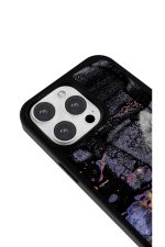 iPhone 11 Uyumlu Kozmik Kelebek Desenli Parlak Telefon Kılıfı - Görsel 3