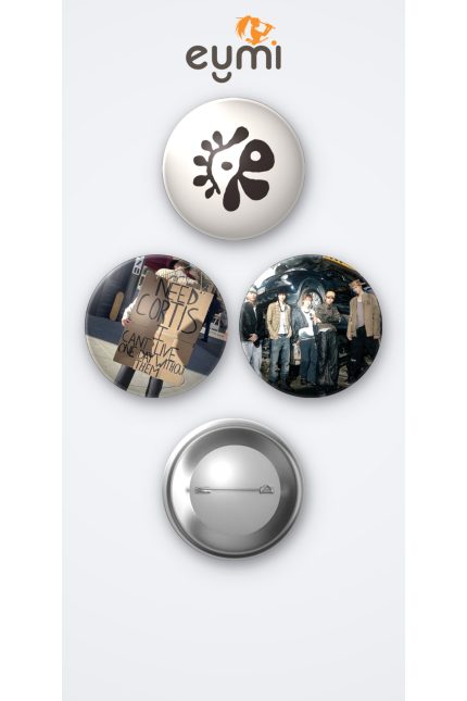 Cortis Kpop Grubu Color Outside the Lines Albümü 3'lü Metal Rozet Seti 58mm İğneli Buton Çanta Yaka Rozeti - 58mm Metal İğneli Buton Rozet | Eymi