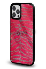 iPhone 17 Uyumlu Deja Vu Kırmızı Zebra Desenli Parlak Telefon Kılıfı - Görsel 2