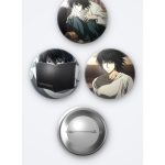 Death Note Animesi L Anime 3'lü Metal Rozet Seti 58mm İğneli Buton Çanta Yaka Rozeti