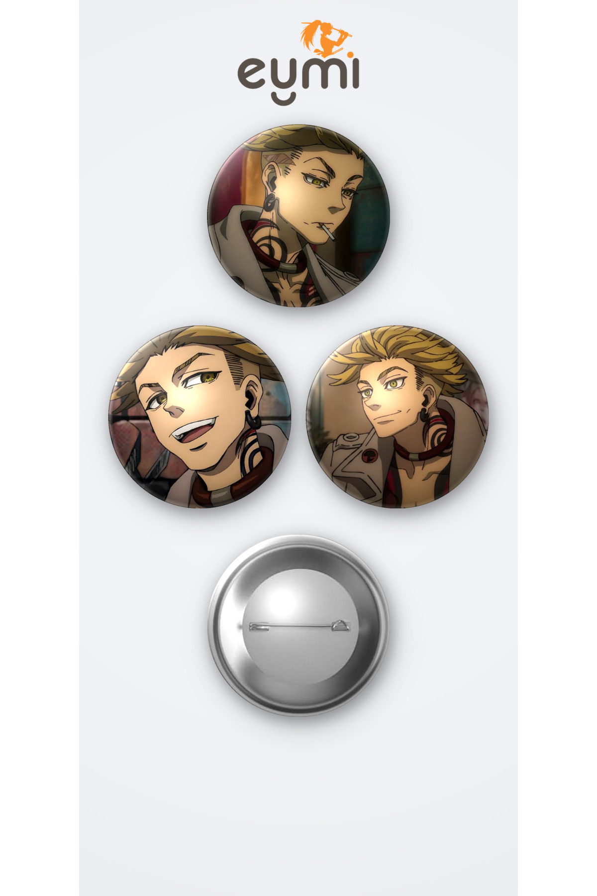 Gachiakuta Animesi Enjin Anime 3'lü Metal Rozet Seti 58mm İğneli Buton Çanta Yaka Rozeti - 58mm Metal İğneli Buton Rozet | Eymi Gachiakuta Animesi Enjin Anime 3'lü Metal Rozet Seti 58mm İğneli Buton Çanta Yaka Rozeti - 58mm Metal İğneli Buton Rozet | Eymi