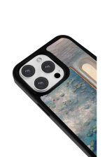 iPhone 16 Uyumlu Nilüferler Sergisi Desenli Parlak Telefon Kılıfı - Görsel 3