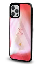iPhone 14 Uyumlu Trust The Process Desenli Parlak Telefon Kılıfı - Görsel 2