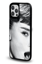 iPhone 17 Pro Uyumlu Siyah Beyaz Portre Desenli Parlak Telefon Kılıfı - Görsel 2