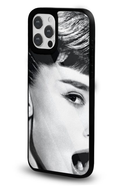 iPhone 13 Pro Max Uyumlu Siyah Beyaz Portre Desenli Parlak Telefon Kılıfı iPhone 13 Pro Max Uyumlu Siyah Beyaz Portre Desenli Parlak Telefon Kılıfı - Kişiye Özel 3D LED Gece Lambası & Hediye | Eymi