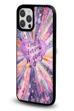 iPhone 17 Pro Max Uyumlu The Future Is Yours Desenli Parlak Telefon Kılıfı - Görsel 2