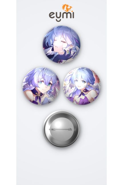 Honkai Star Rail Oyunu Robin Oyun 3'lü Metal Rozet Seti 58mm İğneli Buton Çanta Yaka Rozeti - 58mm Metal İğneli Buton Rozet | Eymi