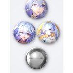 Honkai Star Rail Oyunu Robin Summeretto 3'lü Metal Rozet Seti 58mm İğneli Buton Çanta Yaka Rozeti