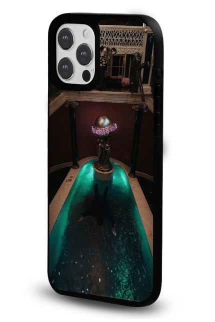iPhone 15 Pro Max Uyumlu The World Is Yours Desenli Parlak Telefon Kılıfı - Kişiye Özel 3D LED Gece Lambası & Hediye | Eymi