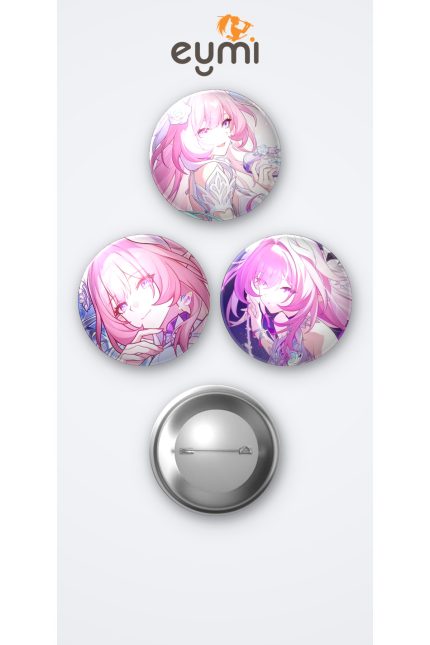 Honkai Star Rail Oyunu Cyrene Oyun 3'lü Metal Rozet Seti 58mm İğneli Buton Çanta Yaka Rozeti - 58mm Metal İğneli Buton Rozet | Eymi