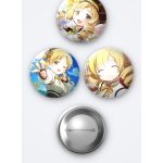 Seraph of the End Mikaela Hyakuya 3'lü Metal Rozet Seti 58mm İğneli Buton Çanta Yaka Rozeti