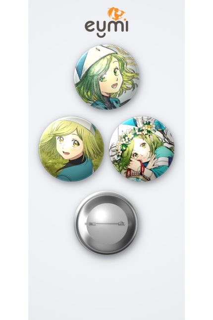 Witch Hat Atelier Animesi Coco 3'lü Metal Rozet Seti 58mm İğneli Buton Çanta Yaka Rozeti - 58mm Metal İğneli Buton Rozet | Eymi