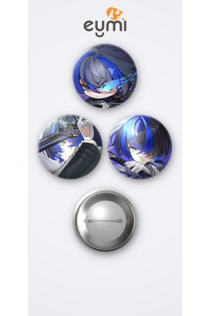 NTE Neverness to Everness Oyunu Daffodill Oyun Rozet 3'lü Metal Rozet Seti 58mm İğneli Buton Çanta Yaka Rozeti - 58mm Metal İğneli Buton Rozet | Eymi