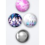AESPA KPOP Grubu Kiss N Tell Albüm 3'lü Metal Rozet Seti 58mm İğneli Buton Çanta Yaka Rozeti