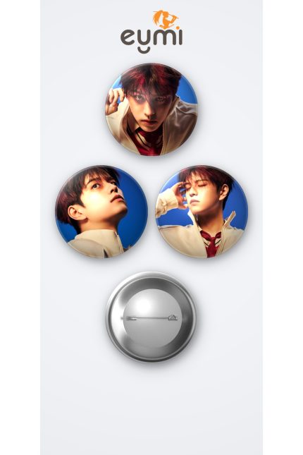 Stray Kids Karma Albüm Hooray Versiyonu Seungmin 3'lü Metal Rozet Seti 58mm İğneli Buton Çanta Yaka Rozeti - 58mm Metal İğneli Buton Rozet | Eymi