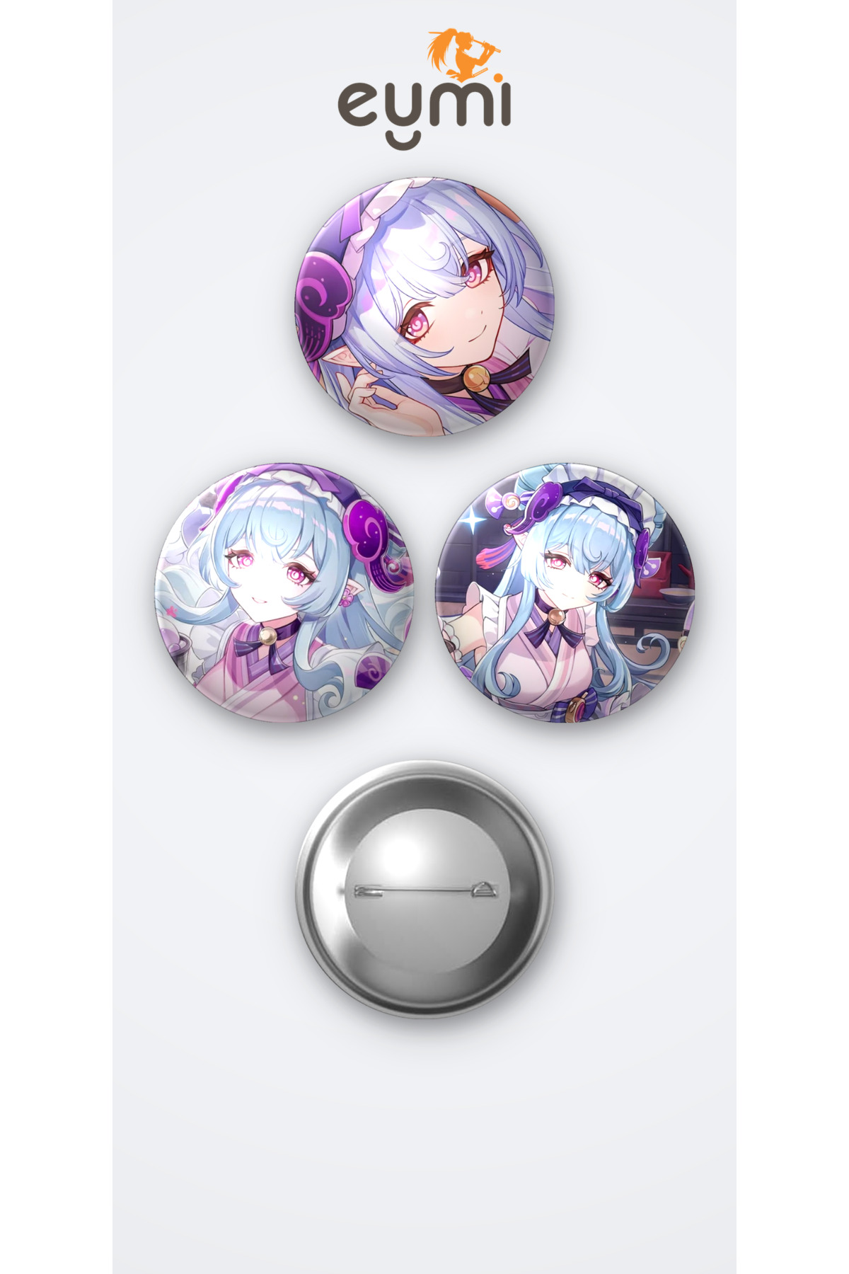 Genshin Impact Oyunu Yumemizuki Mizuki Oyun 3'lü Metal Rozet Seti 58mm İğneli Buton Çanta Yaka Rozeti - 58mm Metal İğneli Buton Rozet | Eymi Genshin Impact Oyunu Yumemizuki Mizuki Oyun 3'lü Metal Rozet Seti 58mm İğneli Buton Çanta Yaka Rozeti - 58mm Metal İğneli Buton Rozet | Eymi