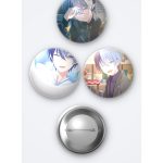 Project SEKAI Aoyagi Toya 3'lü Metal Rozet Seti 58mm İğneli Buton Çanta Yaka Rozeti