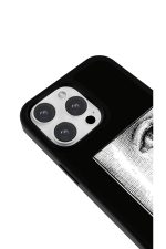 iPhone 16 Uyumlu Real Eyes Realize Real Lies Desenli Parlak Telefon Kılıfı - Görsel 3