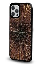 iPhone 17 Pro Uyumlu Altın Işıltı Motto Desenli Parlak Telefon Kılıfı - Görsel 2