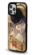 iPhone 14 Pro Uyumlu The Kiss Desenli Parlak Telefon Kılıfı - Görsel 2