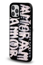 iPhone 11 Uyumlu Amor Grafiti Desenli Parlak Telefon Kılıfı - Görsel 2