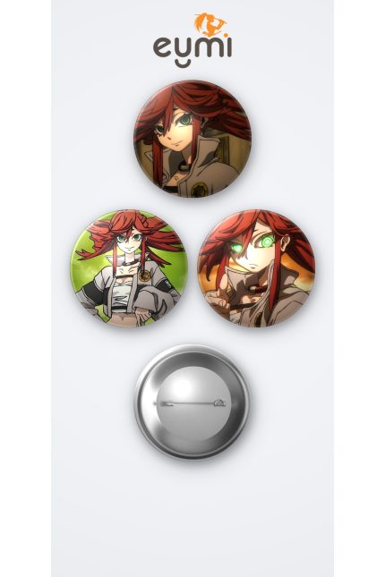 Gachiakuta Animesi Riyo Reaper Anime 3'lü Metal Rozet Seti 58mm İğneli Buton Çanta Yaka Rozeti - 58mm Metal İğneli Buton Rozet | Eymi