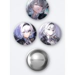 NTE Neverness to Everness Oyunu Esper Zero Oyun Rozet 3'lü Metal Rozet Seti 58mm İğneli Buton Çanta Yaka Rozeti