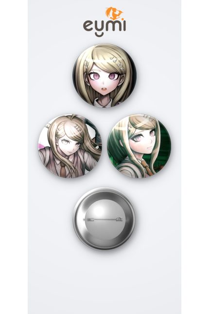 Danganronpa Oyunu Kaede Akamatsu 3'lü Metal Rozet Seti 58mm İğneli Buton Çanta Yaka Rozeti - 58mm Metal İğneli Buton Rozet | Eymi