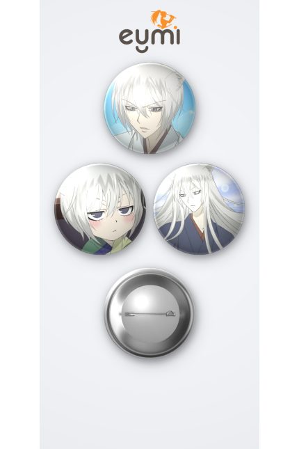 Kamisama Kiss Animesi Tomoe 3'lü Metal Rozet Seti 58mm İğneli Buton Çanta Yaka Rozeti - 58mm Metal İğneli Buton Rozet | Eymi