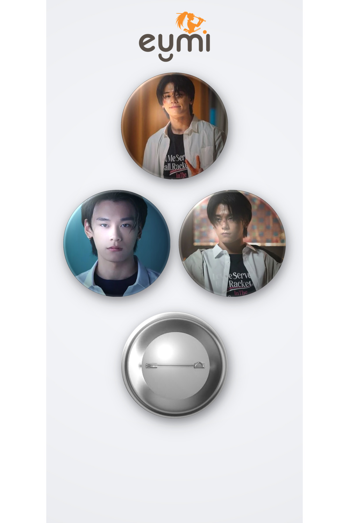 Night Has Come Kore Draması Go Kyeong joon ( Cha Woo min ) 3'lü Metal Rozet Seti 58mm İğneli Buton Çanta Yaka Rozeti - 58mm Metal İğneli Buton Rozet | Eymi Night Has Come Kore Draması Go Kyeong joon ( Cha Woo min ) 3'lü Metal Rozet Seti 58mm İğneli Buton Çanta Yaka Rozeti - 58mm Metal İğneli Buton Rozet | Eymi