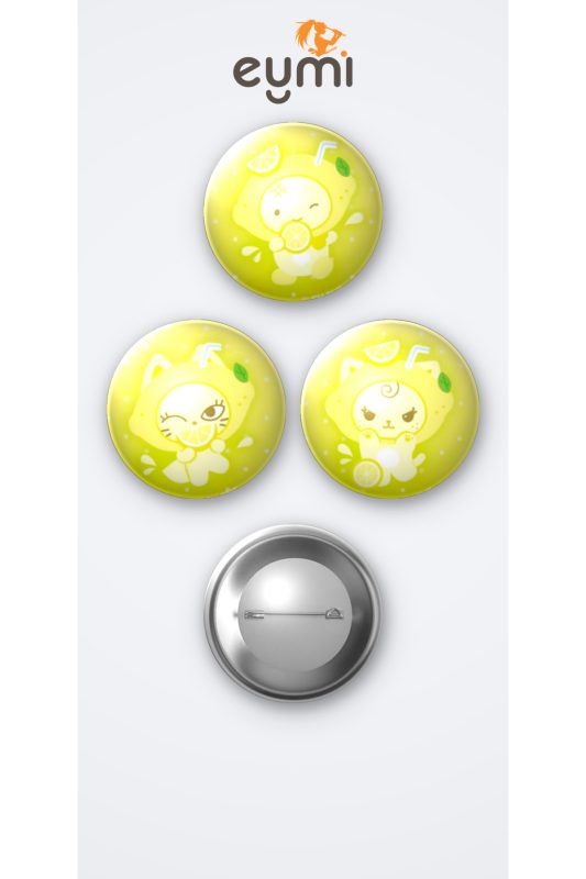 AESPA KPOP Grubu Lemonade Albüm 3'lü Metal Rozet Seti 58mm İğneli Buton Çanta Yaka Rozeti - 58mm Metal İğneli Buton Rozet | Eymi