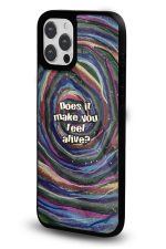 iPhone 17 Pro Max Uyumlu Does It Make You Feel Alive Desenli Parlak Telefon Kılıfı - Görsel 2