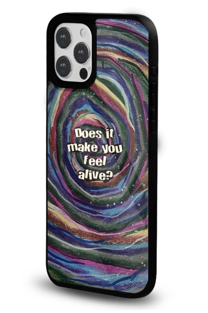 iPhone 11 Uyumlu Does It Make You Feel Alive Desenli Parlak Telefon Kılıfı - Kişiye Özel 3D LED Gece Lambası & Hediye | Eymi