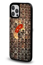 iPhone 15 Pro Max Uyumlu Maskeli Kaplan Deseni Desenli Parlak Telefon Kılıfı - Görsel 2