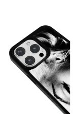 iPhone 15 Pro Max Uyumlu Vintage Portre Desenli Parlak Telefon Kılıfı - Görsel 3