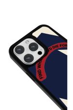 iPhone 17 Pro Max Uyumlu Lacivert Yıldızlar 777 Desenli Parlak Telefon Kılıfı - Görsel 3