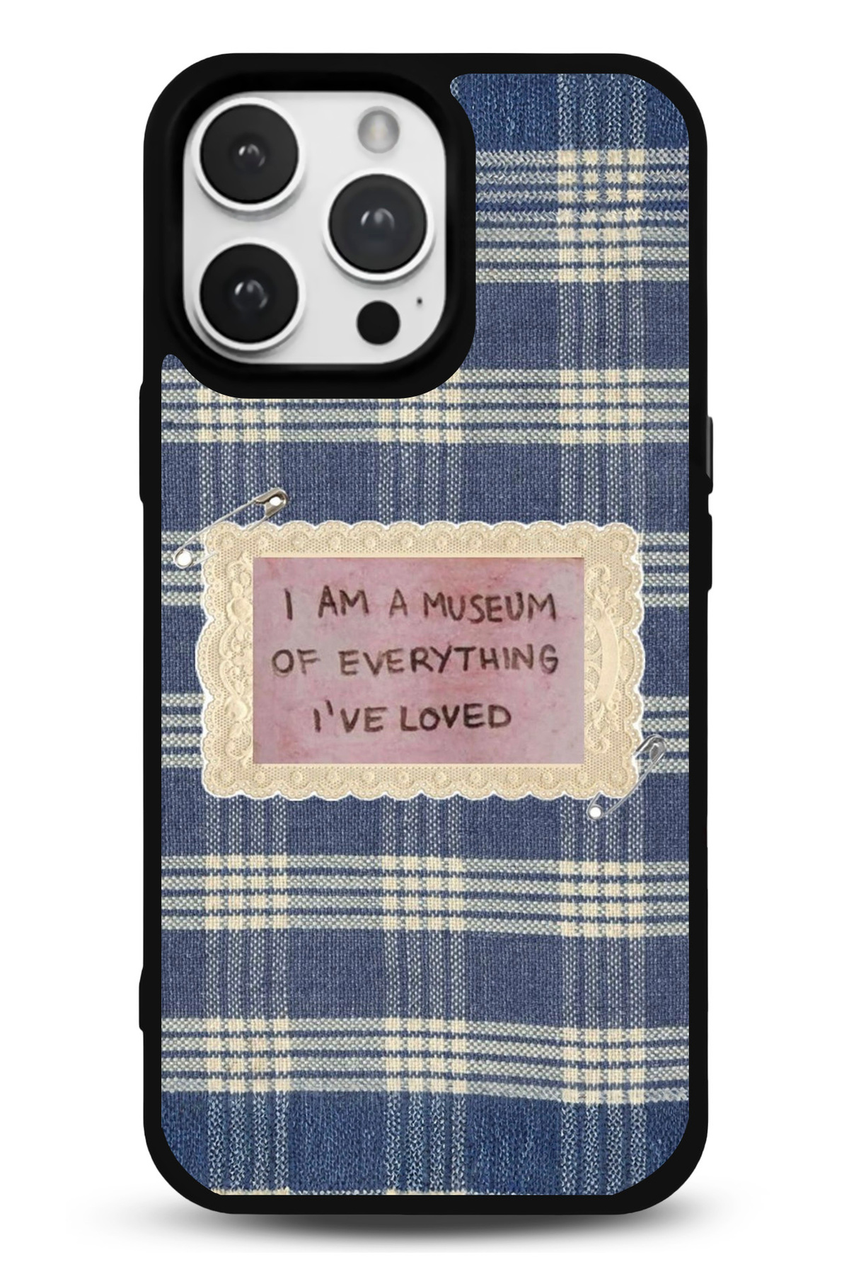 iPhone 14 Uyumlu Motto Desenli Parlak Telefon Kılıfı