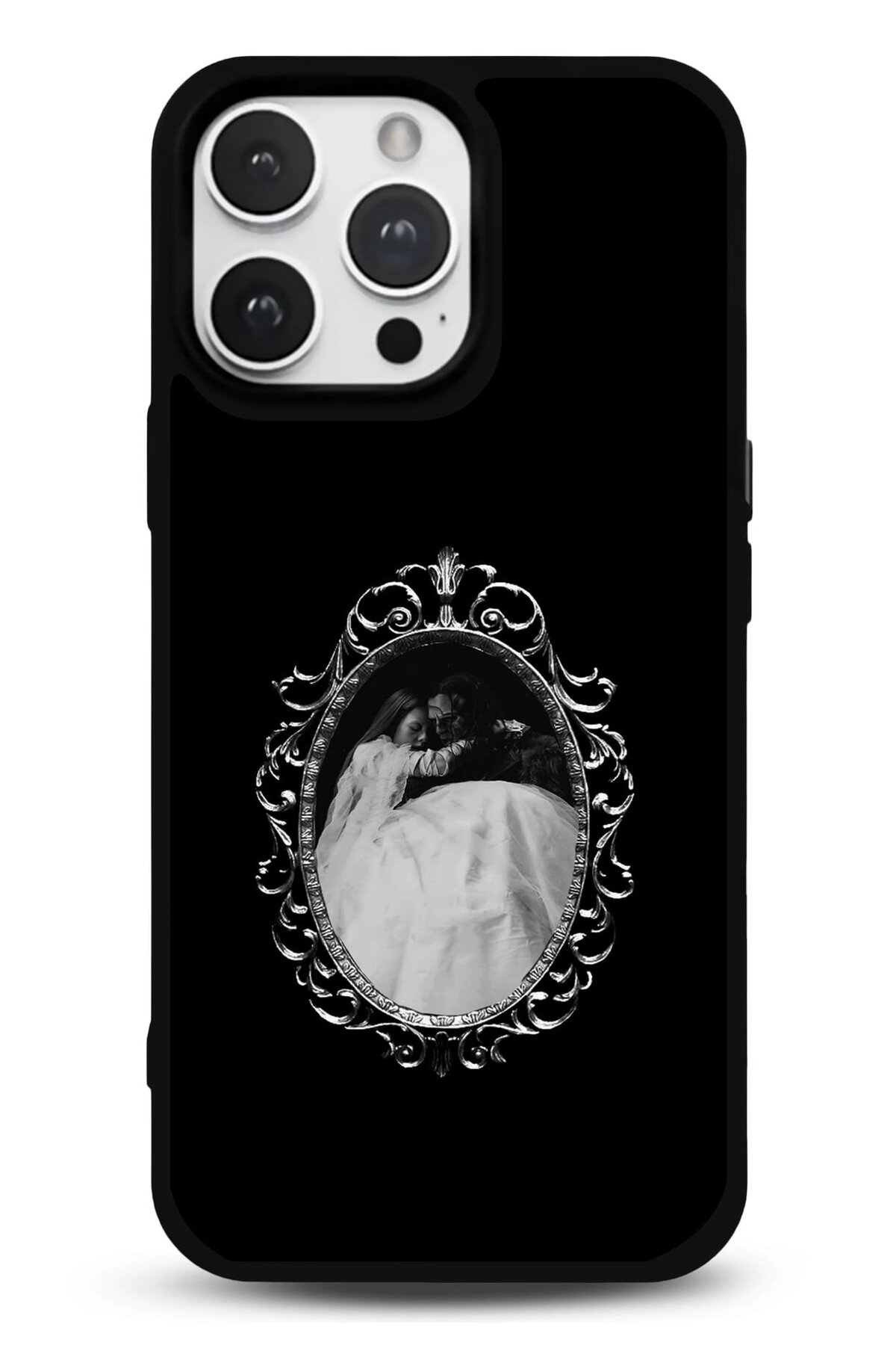 iPhone 15 Uyumlu Gotik Madalyon Desenli Parlak Telefon Kılıfı - Kişiye Özel 3D LED Gece Lambası & Hediye | Eymi