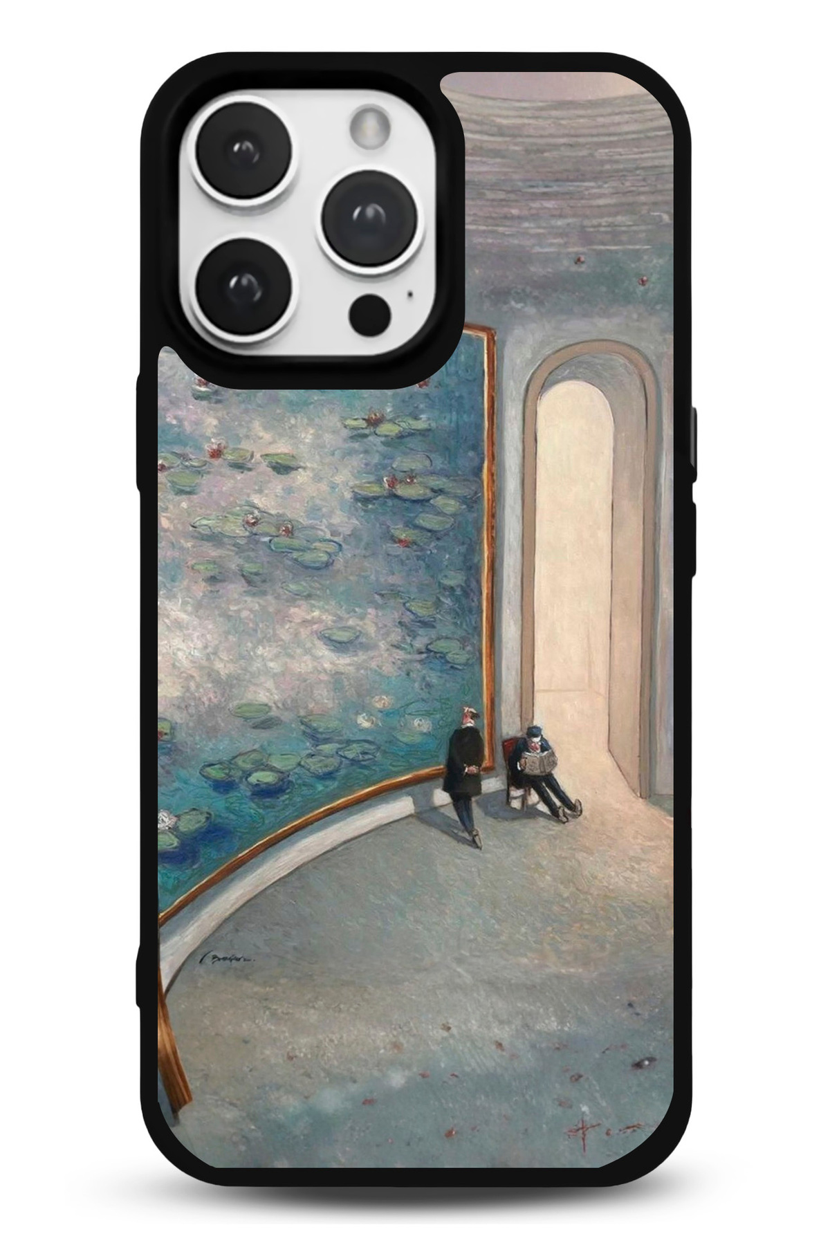 iPhone 13 Uyumlu Portre Glossy Desenli Parlak Telefon Kılıfı