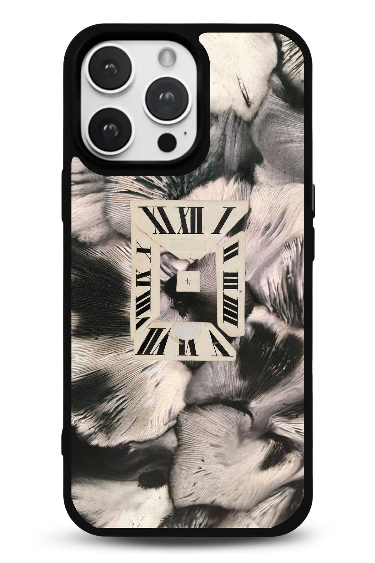 iPhone 11 Uyumlu Clock Glossy Desenli Parlak Telefon Kılıfı