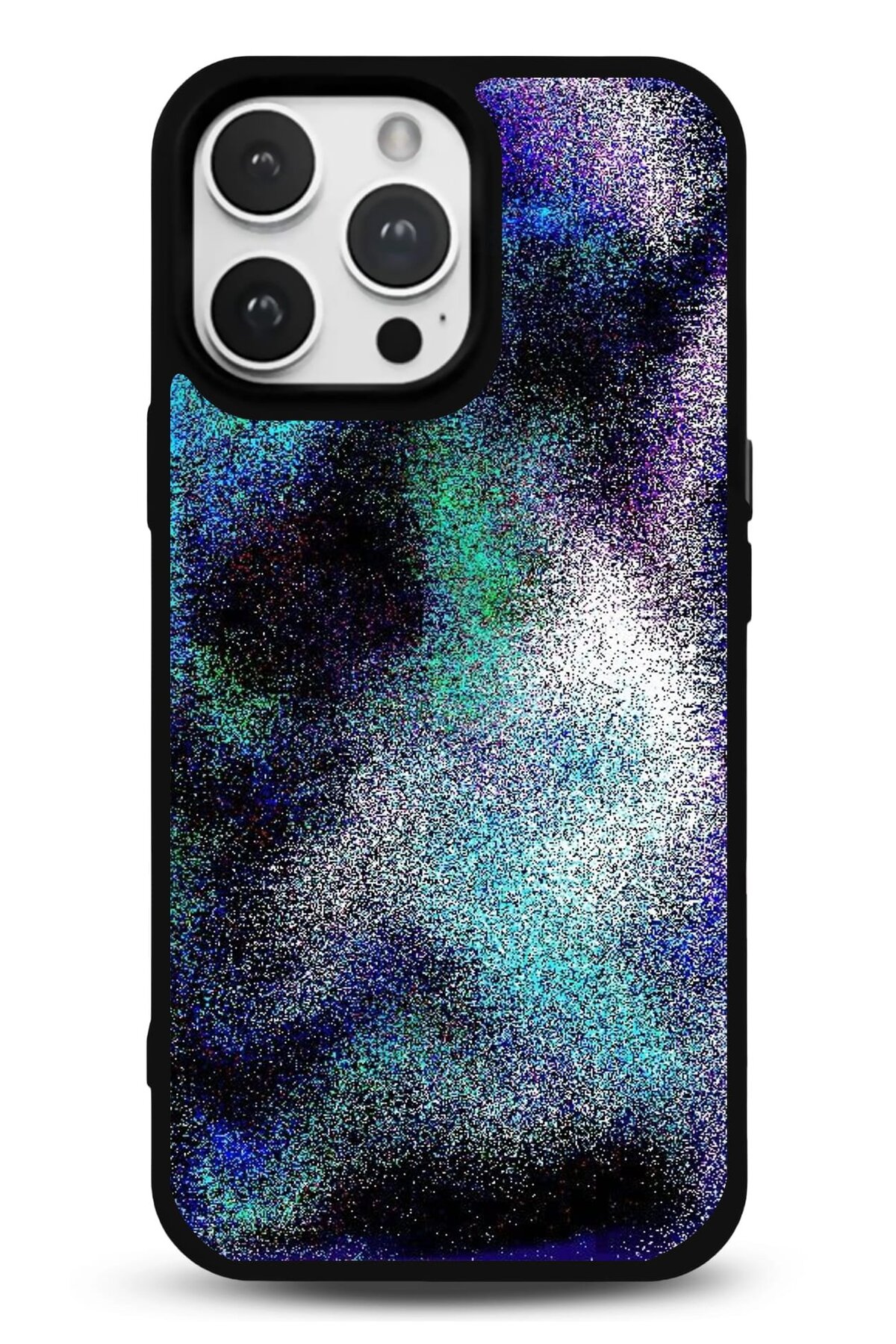 iPhone 16 Pro Max Uyumlu Neon Kum Dokusu Desenli Parlak Telefon Kılıfı - Kişiye Özel 3D LED Gece Lambası & Hediye | Eymi