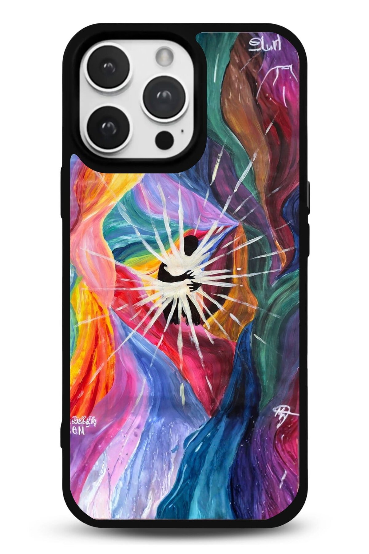 iPhone 17 Pro Max Uyumlu Semazen Desenli Parlak Telefon Kılıfı